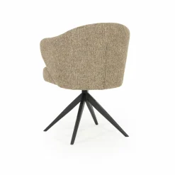 Draaibare Eetkamerstoel Connor kleur Beige - Loft24.nl