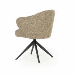 Draaibare Eetkamerstoel Connor kleur Beige - Loft24.nl
