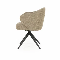 Draaibare Eetkamerstoel Connor kleur Beige - Loft24.nl