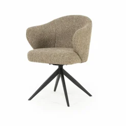 Draaibare Eetkamerstoel Connor kleur Beige - Loft24.nl