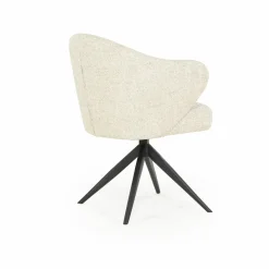 Draaibare Eetkamerstoel Connor kleur Beige - Loft24.nl