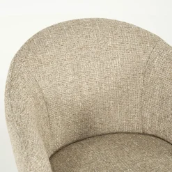Draaibare Eetkamerstoel Connor kleur Beige - Loft24.nl
