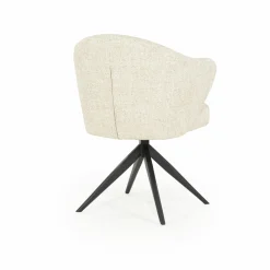 Draaibare Eetkamerstoel Connor kleur Beige - Loft24.nl
