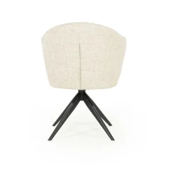 Draaibare Eetkamerstoel Connor kleur Beige - Loft24.nl