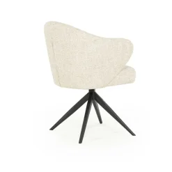 Draaibare Eetkamerstoel Connor kleur Beige - Loft24.nl