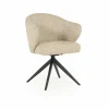 Draaibare Eetkamerstoel Connor kleur Taupe - Loft24.nl