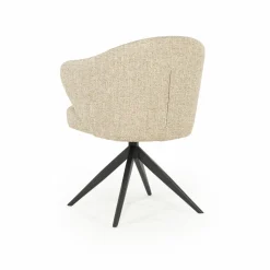 Draaibare Eetkamerstoel Connor kleur Taupe - Loft24.nl