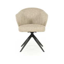 Draaibare Eetkamerstoel Connor kleur Taupe - Loft24.nl