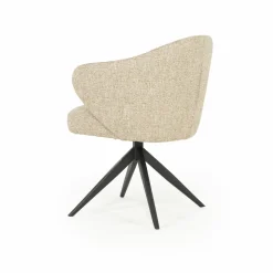 Draaibare Eetkamerstoel Connor kleur Taupe - Loft24.nl