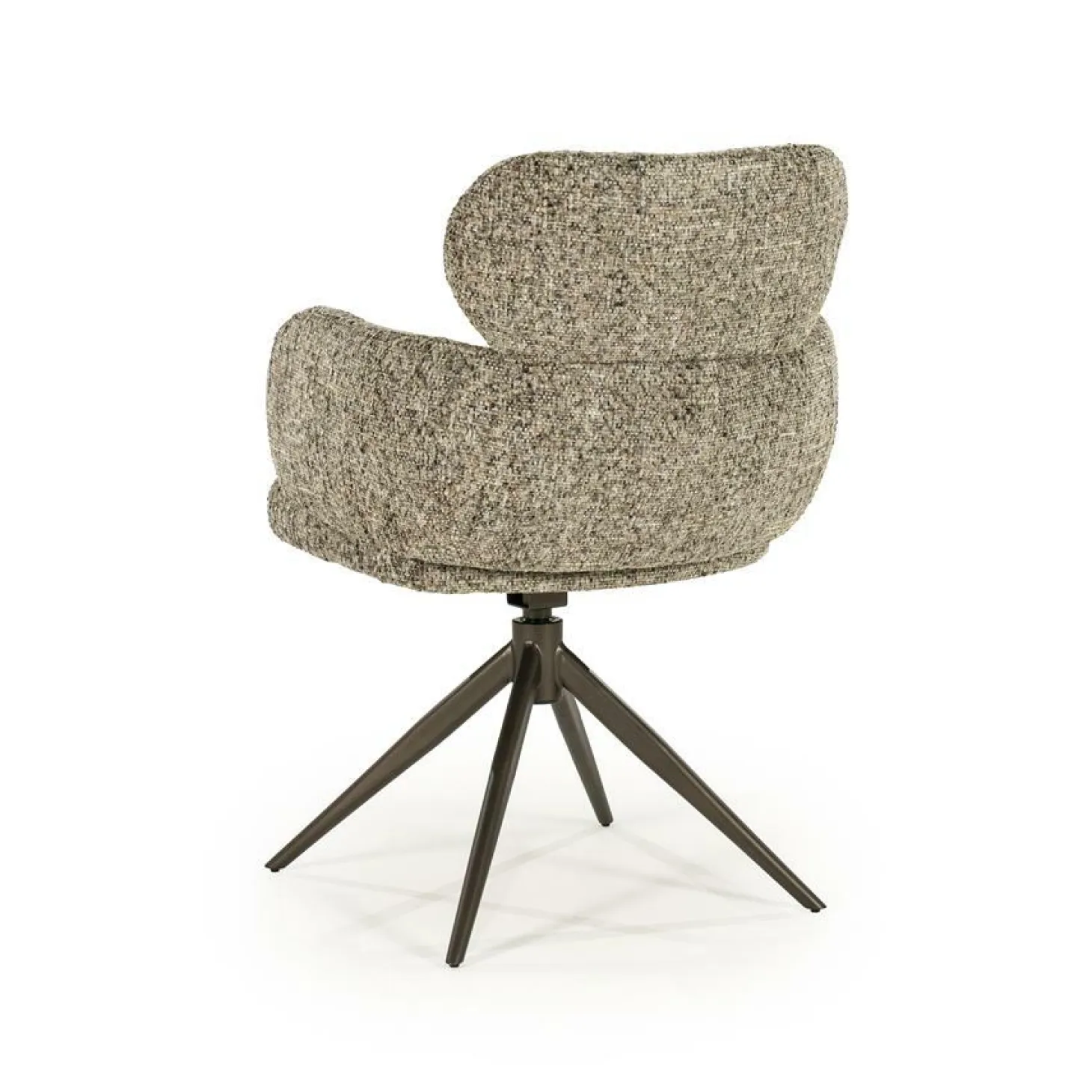 Draaibare Eetkamerstoel Darcio - Taupe - Loft24.nl