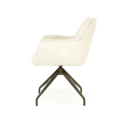 Draaibare Eetkamerstoel Hugo - Beige - Loft24.nl