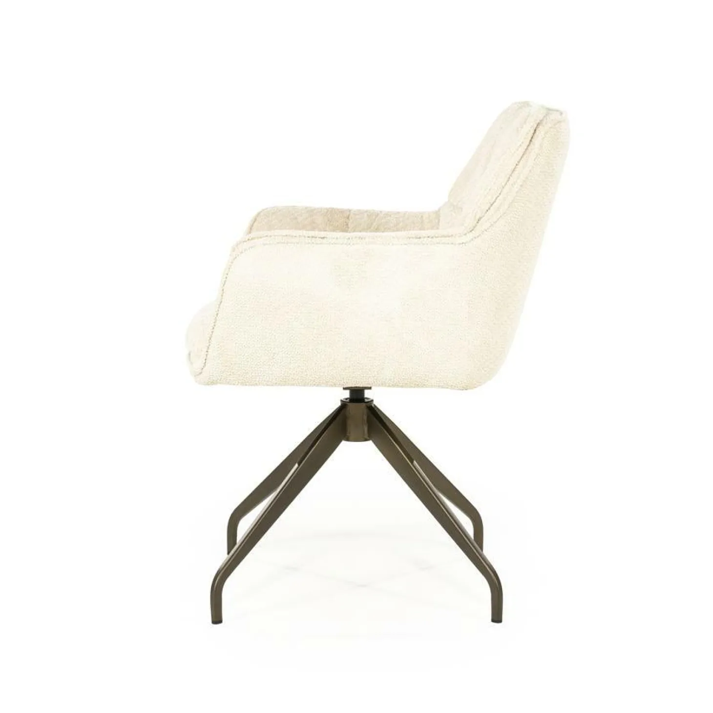 Draaibare Eetkamerstoel Hugo - Beige - Loft24.nl