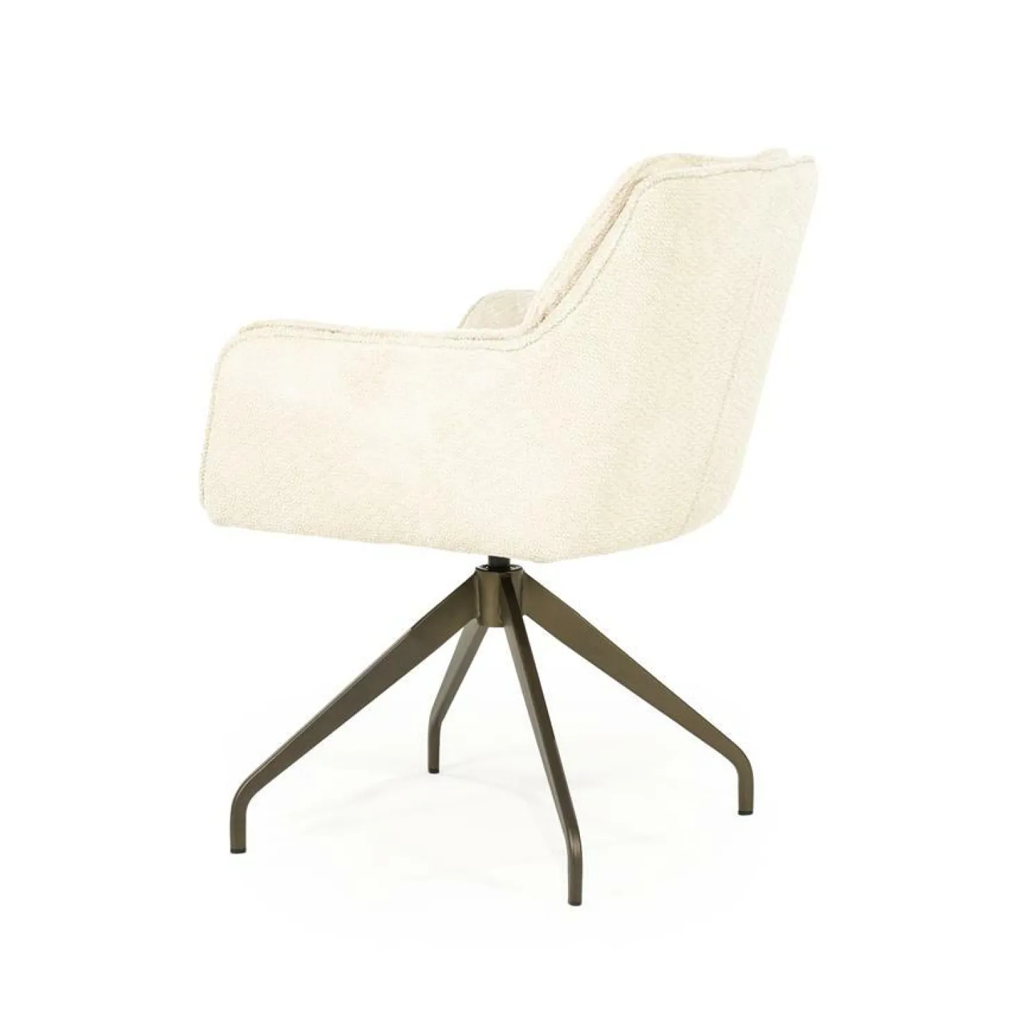 Draaibare Eetkamerstoel Hugo - Beige - Loft24.nl