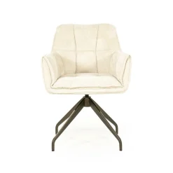 Draaibare Eetkamerstoel Hugo - Beige - Loft24.nl