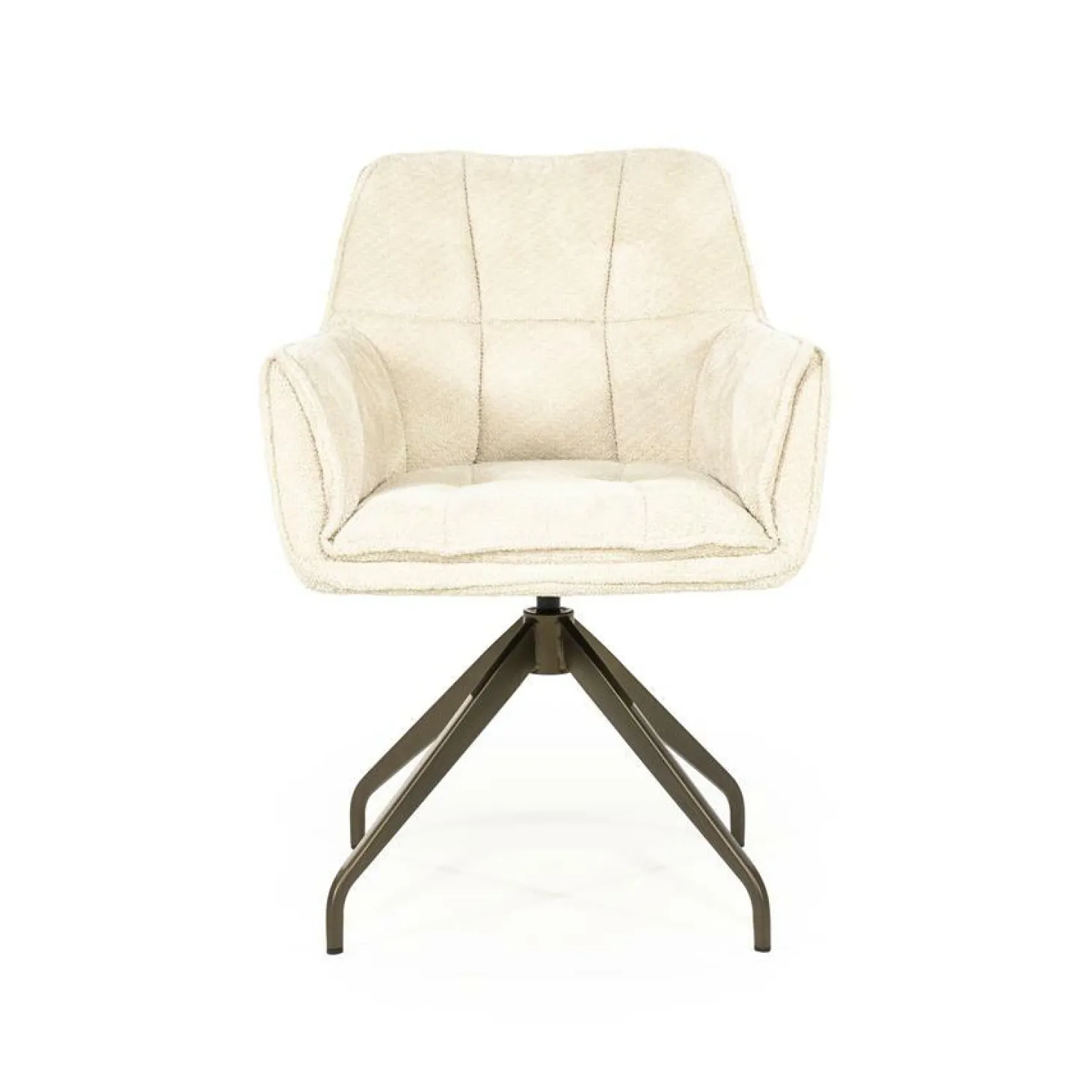 Draaibare Eetkamerstoel Hugo - Beige - Loft24.nl