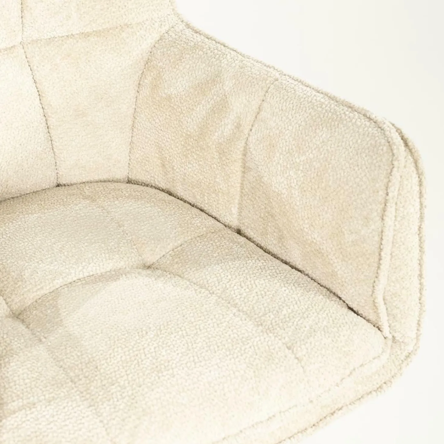 Draaibare Eetkamerstoel Hugo - Beige - Loft24.nl