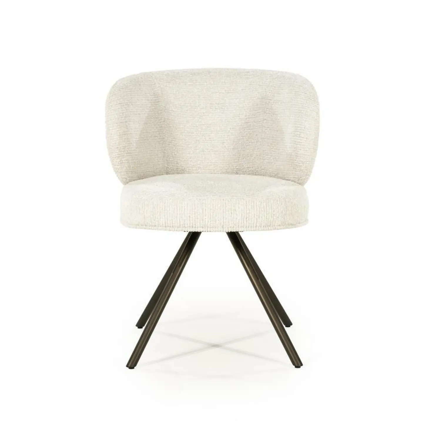 Draaibare Eetkamerstoel Jayson - Beige - Loft24.nl