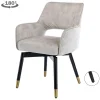 Draaibare Eetkamerstoel Lenno Velvet - Beige - Loft24.nl