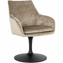Draaibare Eetkamerstoel Marlon Chenille - Loft24.nl