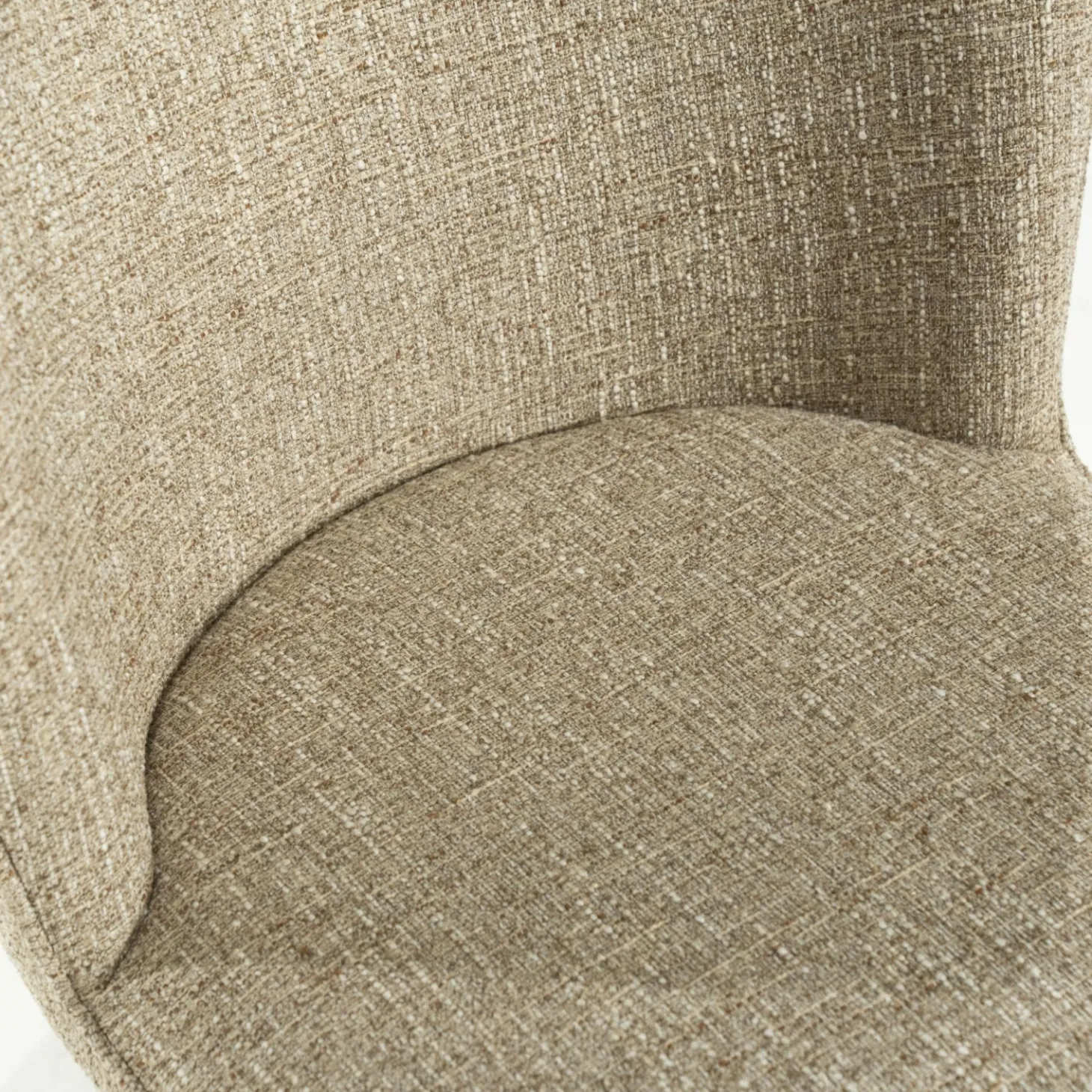 Draaibare Eetkamerstoel Molly Taupe - Loft24.nl