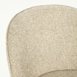 Draaibare Eetkamerstoel Molly Taupe - Loft24.nl