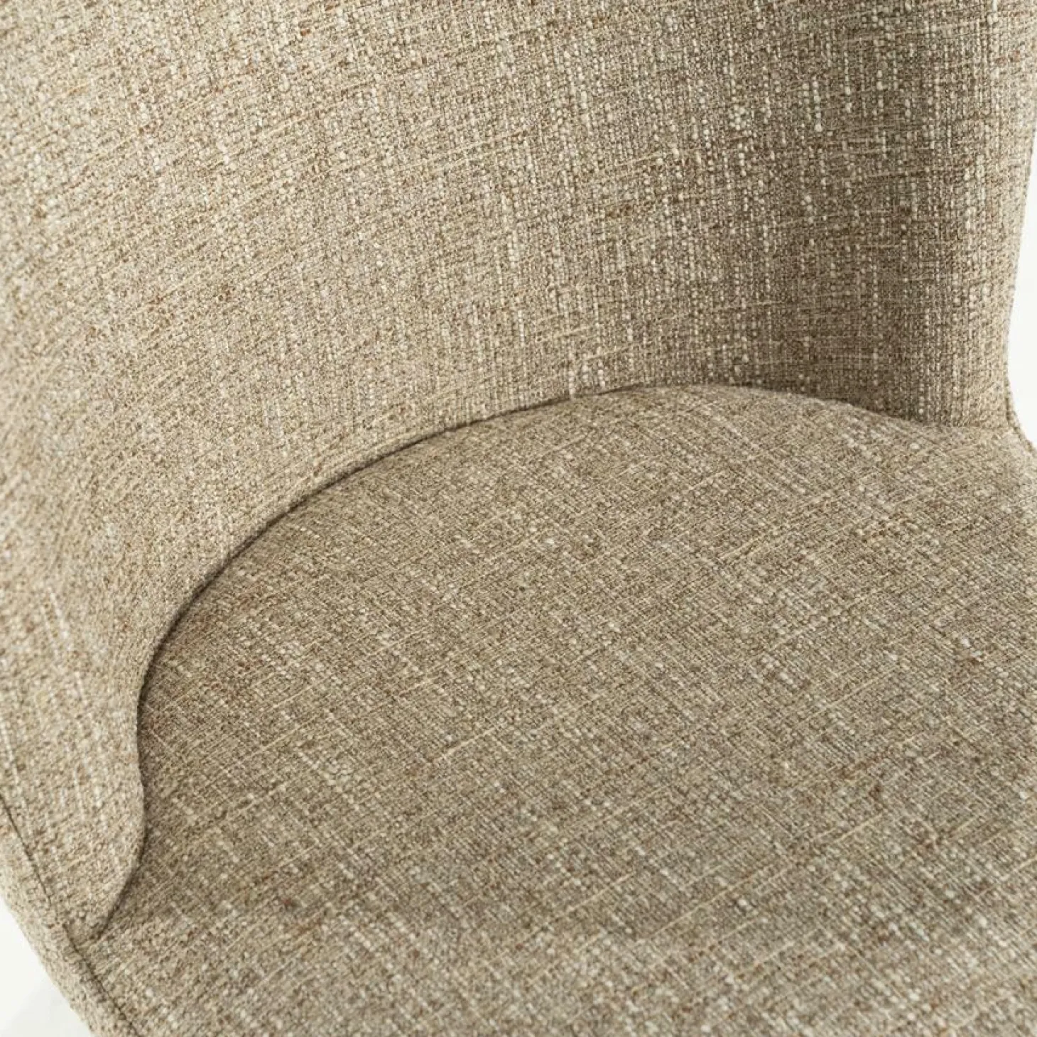 Draaibare Eetkamerstoel Molly Taupe - Loft24.nl