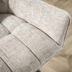 Draaibare Eetkamerstoel Raster Velvet – Rich Zand - Loft24.nl