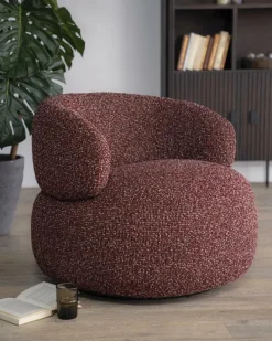 Draaibare Fauteuil Maeve - Rood - Loft24.nl