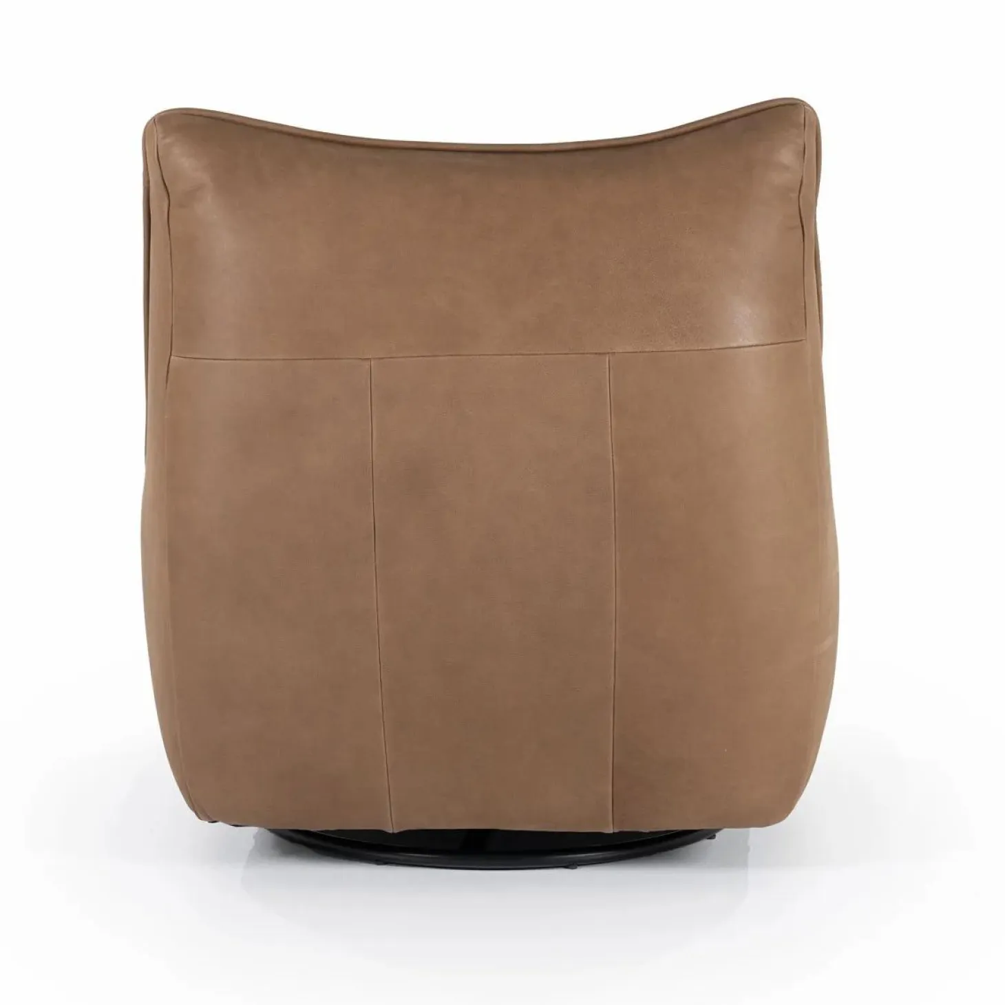 Draaibare Fauteuil Matthew Leer - Bruin - Loft24.nl
