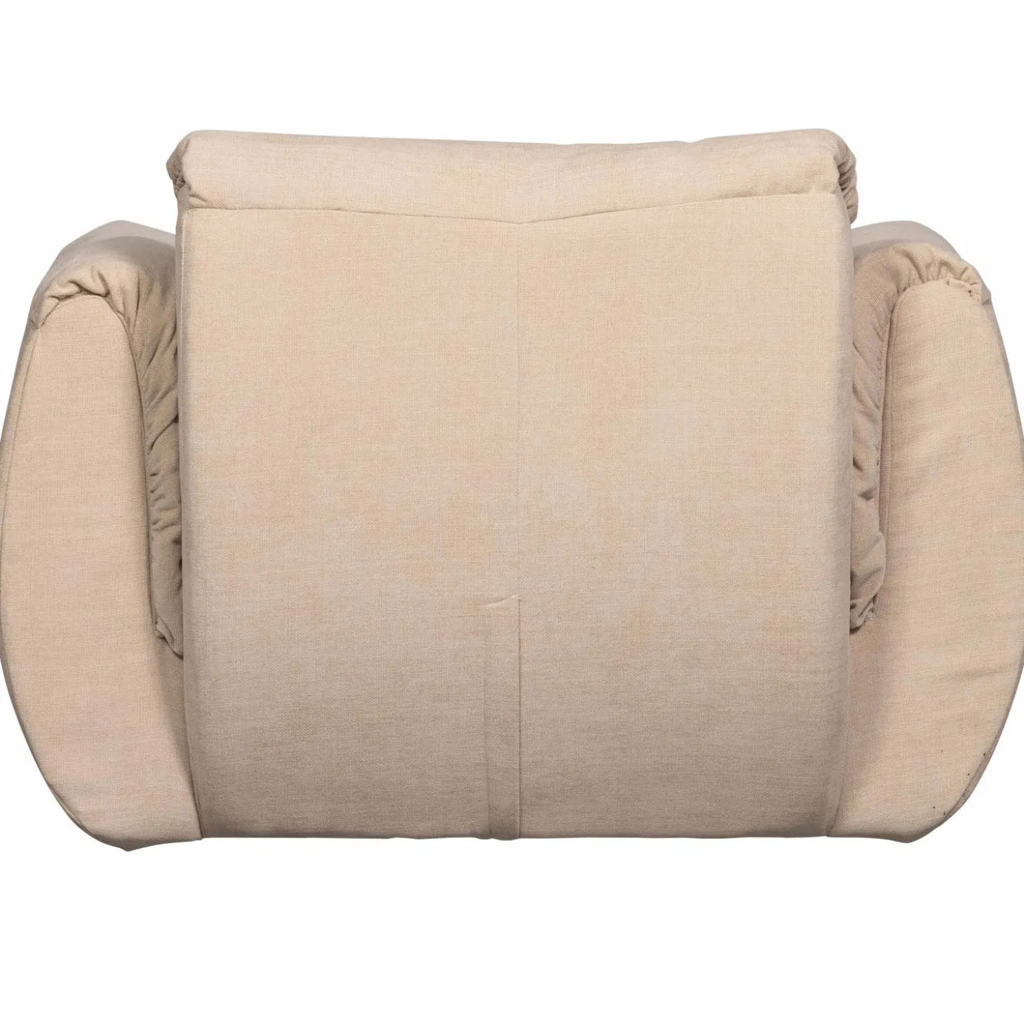 Draaifauteuil BAGGY Gewoven Chinille - Zand - Loft24.nl