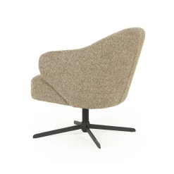 Draaifauteuil Connor - Bruin - Loft24.nl