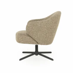 Draaifauteuil Connor - Bruin - Loft24.nl
