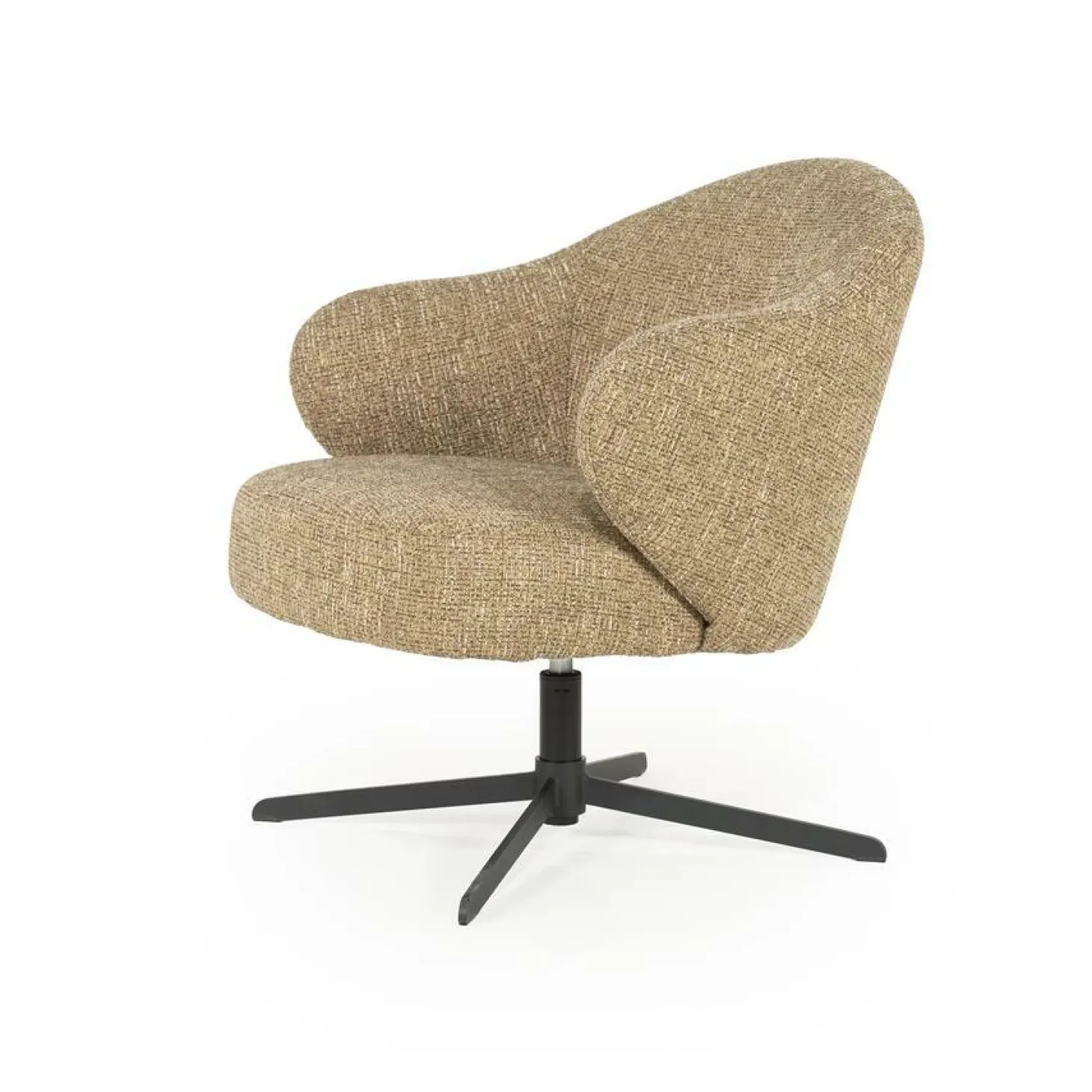 Draaifauteuil Connor - Mosterd - Loft24.nl