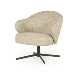 Draaifauteuil Connor - Taupe - Loft24.nl