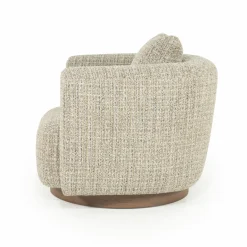Draaifauteuil Jordan Grove Bouclé - Taupe - Loft24.nl
