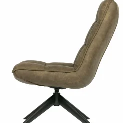 Draaifauteuil Jouke PU Leder - Groen - Loft24.nl
