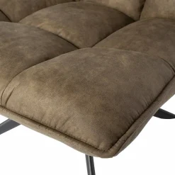 Draaifauteuil Jouke PU Leder - Groen - Loft24.nl