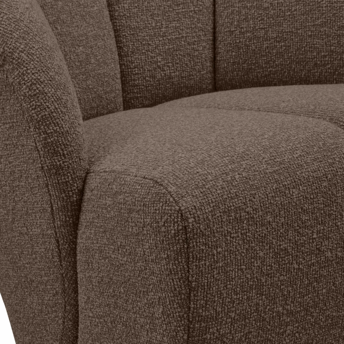 Draaifauteuil Mojo Bouclé - Bruin - Loft24.nl