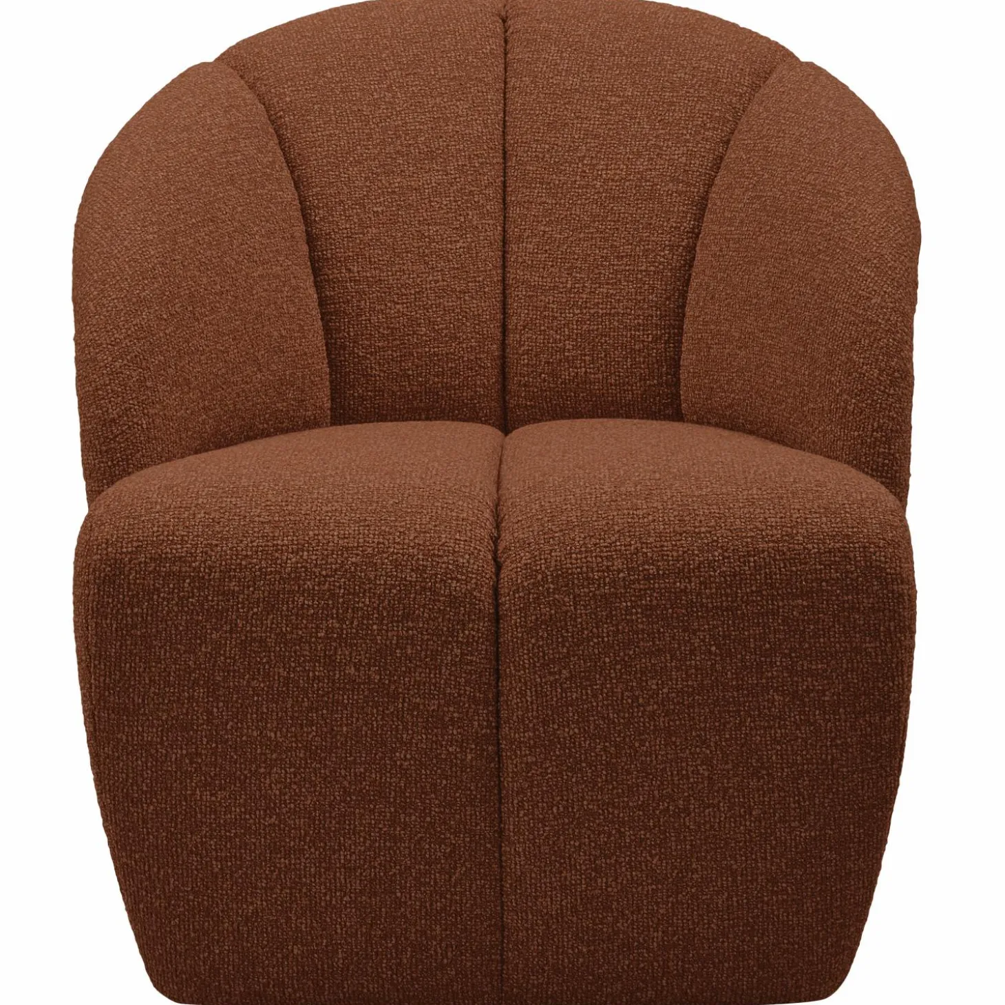 Draaifauteuil Mojo Bouclé - Roest - Loft24.nl