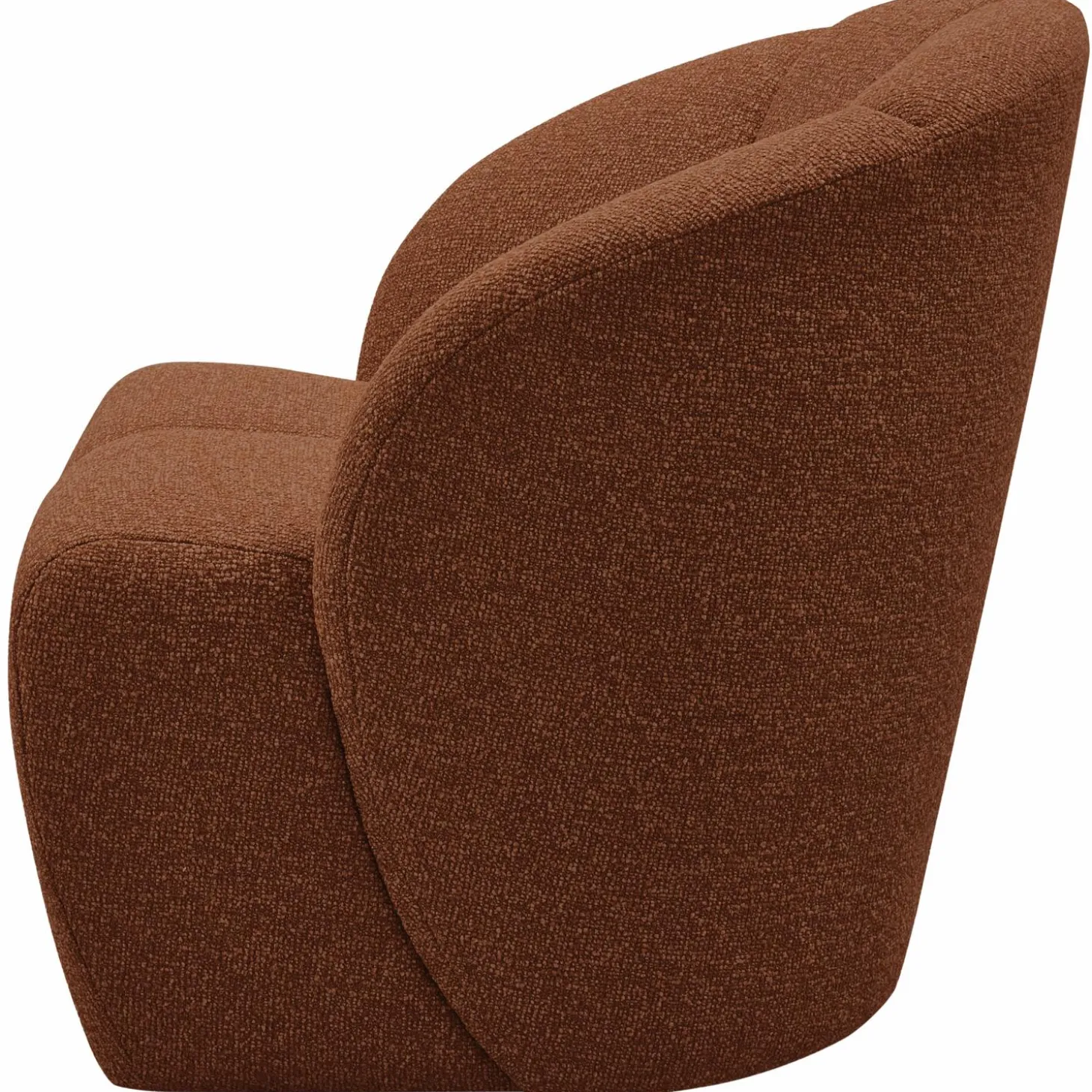 Draaifauteuil Mojo Bouclé - Roest - Loft24.nl