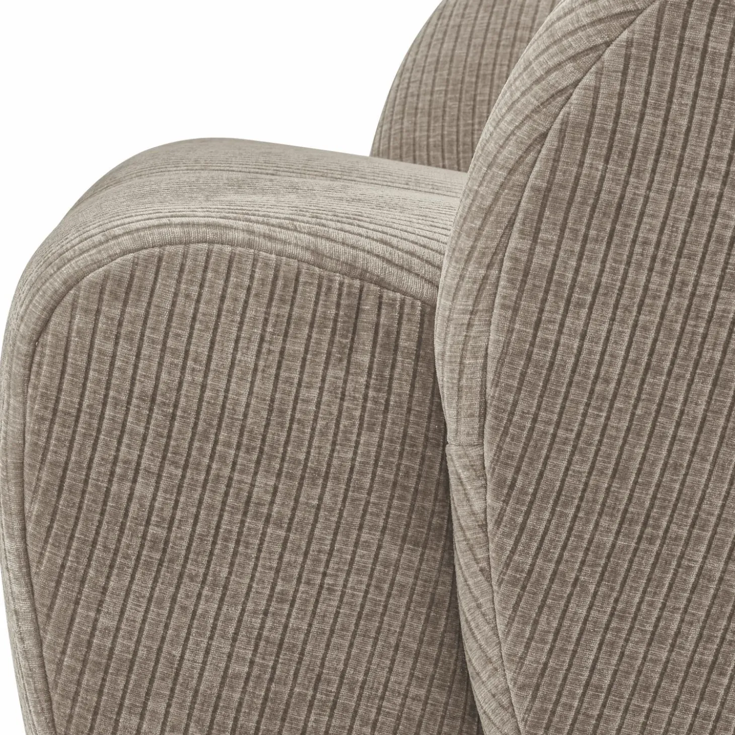 Draaifauteuil Mojo Geweven Rib - Zand - Loft24.nl
