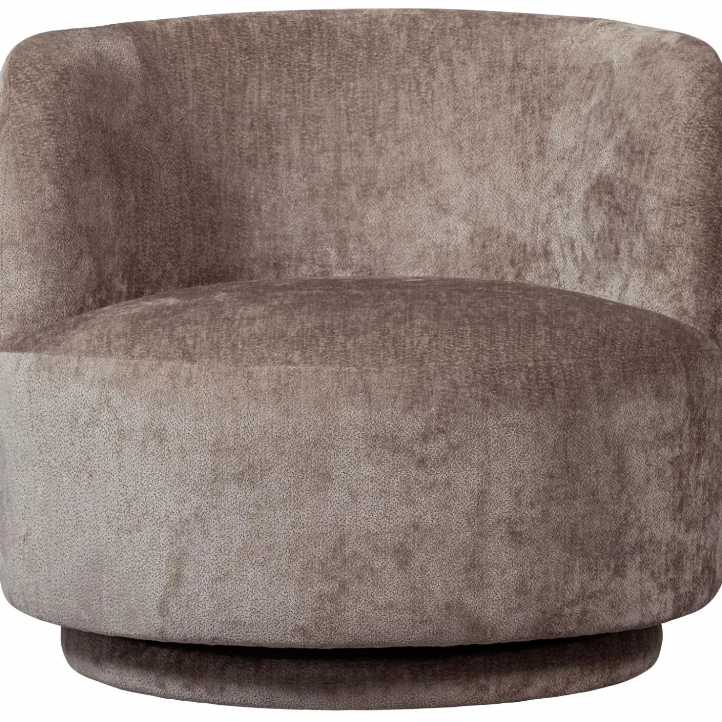 Draaifauteuil Popular Modulair Chenille - Taupe - Loft24.nl