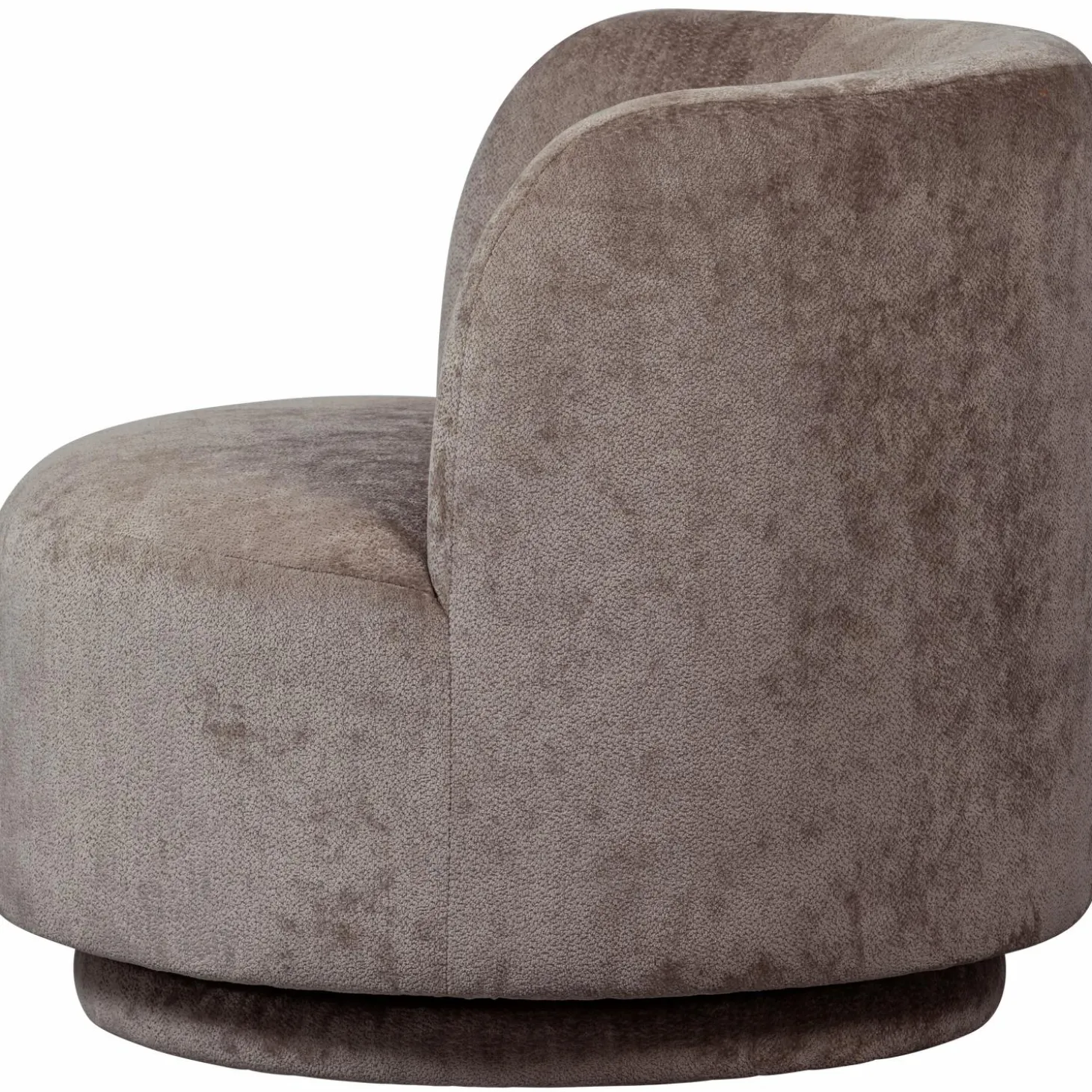Draaifauteuil Popular Modulair Chenille - Taupe - Loft24.nl