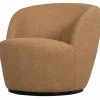 Draaifauteuil Serra Geweven - Curry - Loft24.nl