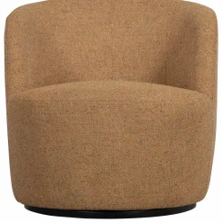 Draaifauteuil Serra Geweven - Curry - Loft24.nl