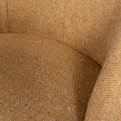 Draaifauteuil Serra Geweven - Curry - Loft24.nl