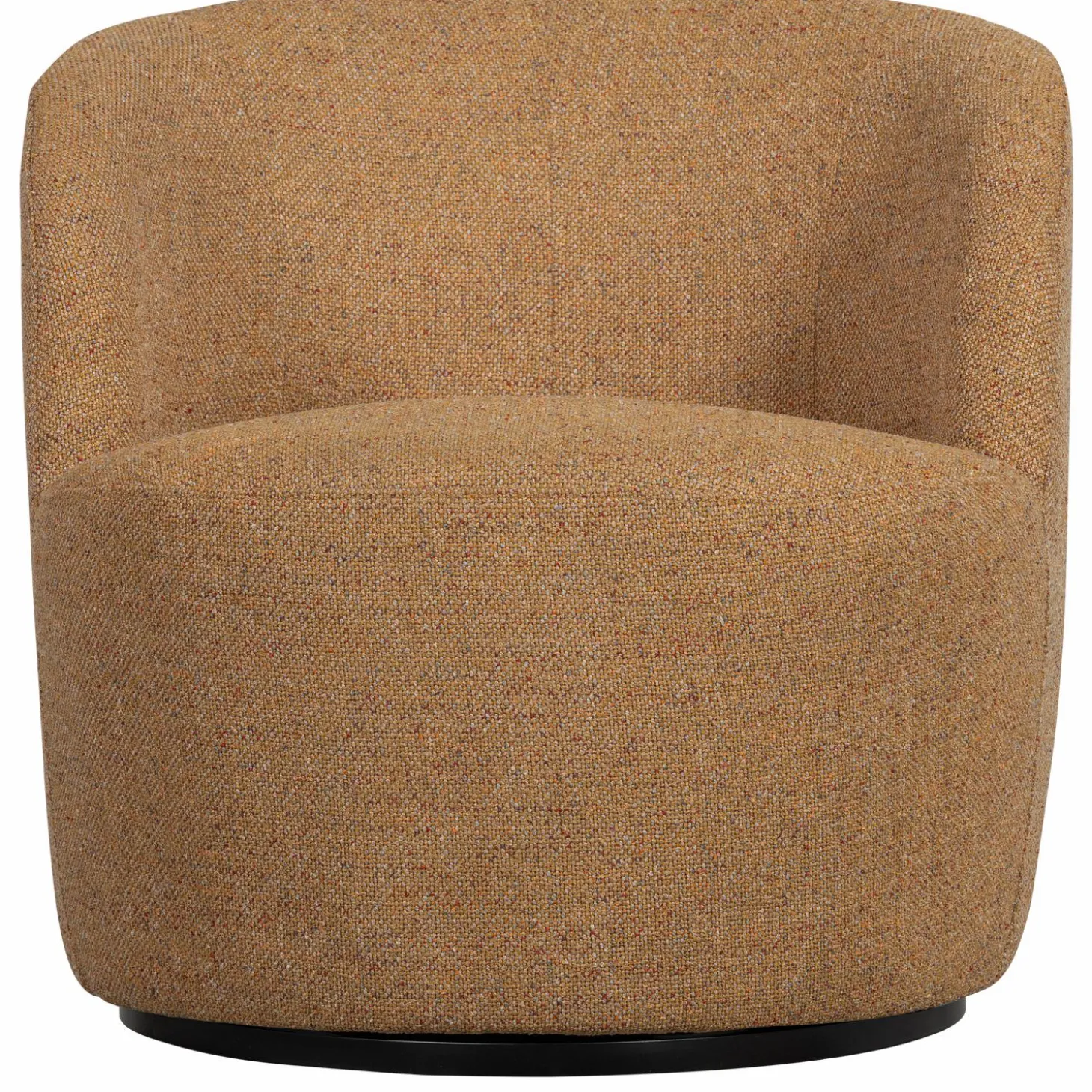 Draaifauteuil Serra Geweven - Curry - Loft24.nl