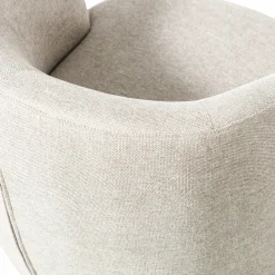 Draaifauteuil Serra Geweven - Off White - Loft24.nl