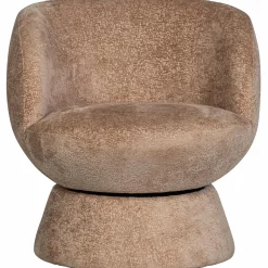 Draaifauteuil Shuffle Chenille - Naturel (Showmodel) - Loft24.nl