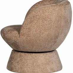 Draaifauteuil Shuffle Chenille - Naturel (Showmodel) - Loft24.nl